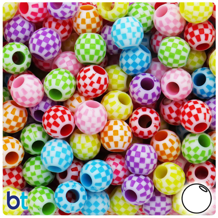 Checkered beads