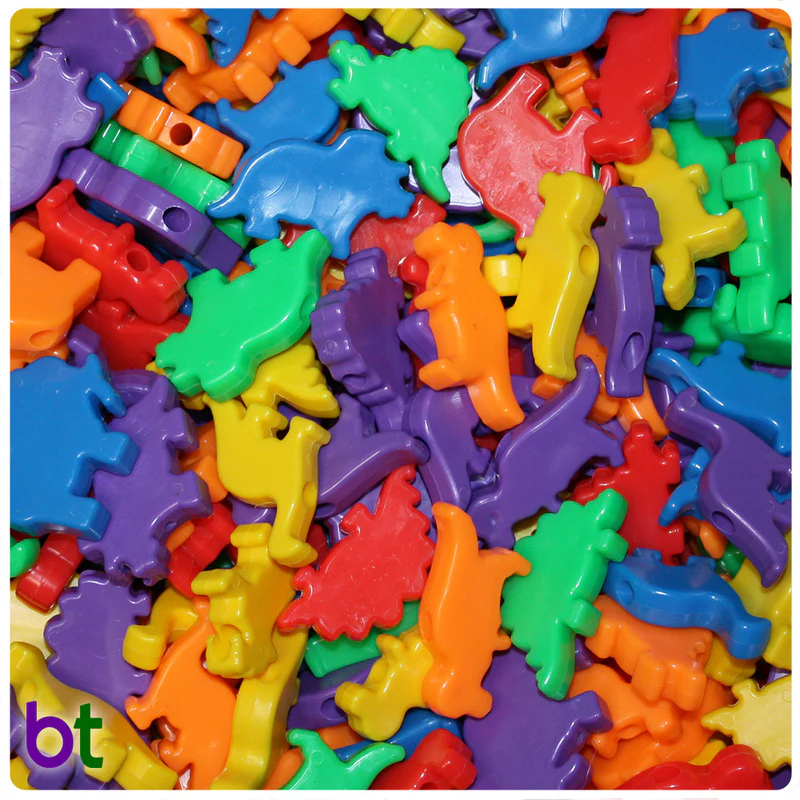 Dinosaur beads