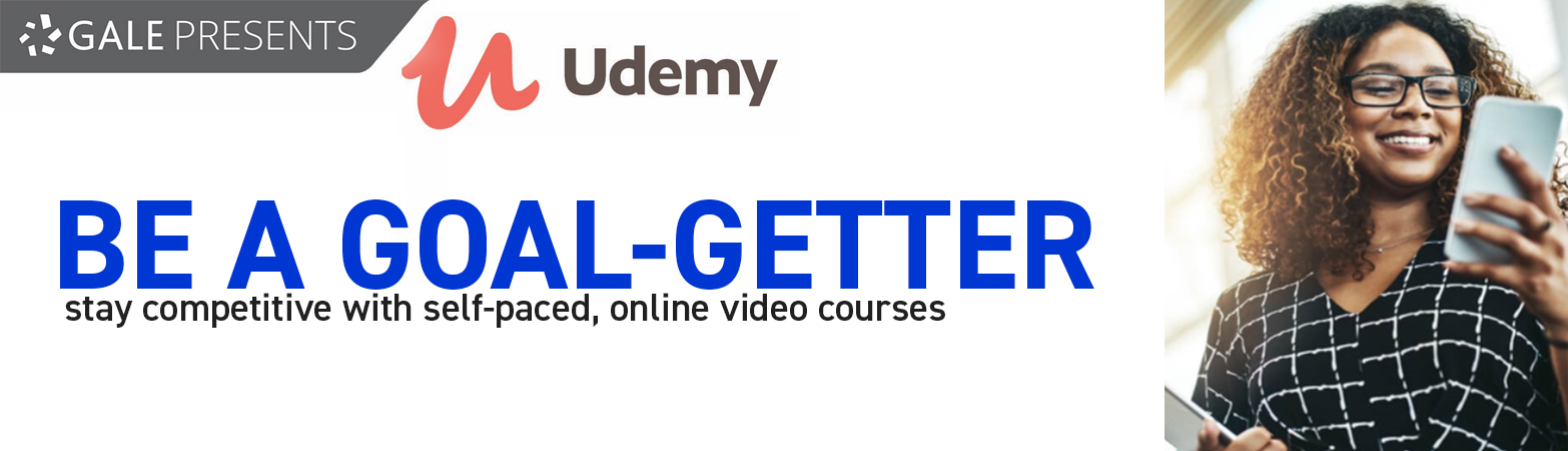 udemy with lady