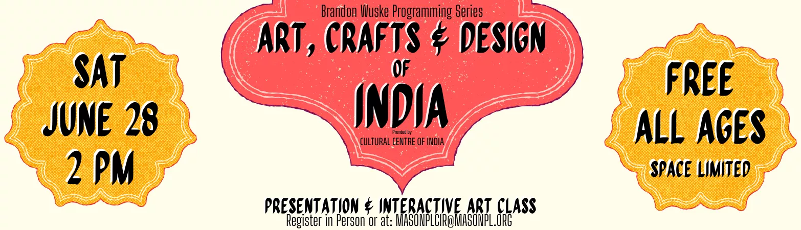Art of India program slide